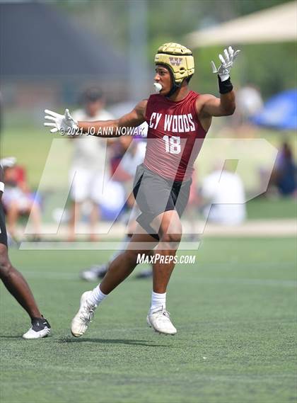 Thumbnail 3 in College Station vs Cypress Woods (Division I Quarterfinals - Texas State 7-on-7 Tournament) photogallery.