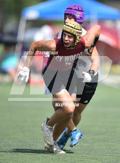 Thumbnail 2 in College Station vs Cypress Woods (Division I Quarterfinals - Texas State 7-on-7 Tournament) photogallery.