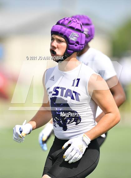 Thumbnail 1 in College Station vs Cypress Woods (Division I Quarterfinals - Texas State 7-on-7 Tournament) photogallery.
