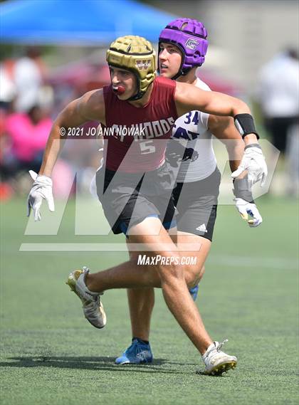 Thumbnail 3 in College Station vs Cypress Woods (Division I Quarterfinals - Texas State 7-on-7 Tournament) photogallery.