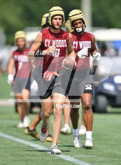 Thumbnail 3 in College Station vs Cypress Woods (Division I Quarterfinals - Texas State 7-on-7 Tournament) photogallery.