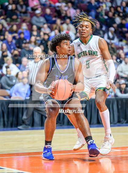 Thumbnail 3 in Notre Dame vs. East Catholic (CIAC Class I Final) photogallery.