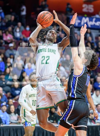 Thumbnail 2 in Notre Dame vs. East Catholic (CIAC Class I Final) photogallery.