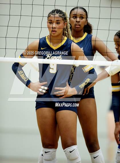 Thumbnail 2 in Cypress Ranch vs Byron Nelson (UIL 6A D1 Volleyball Semi-final) photogallery.