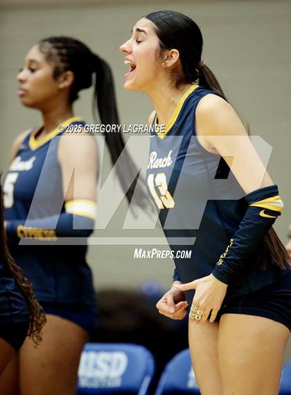 Thumbnail 3 in Cypress Ranch vs Byron Nelson (UIL 6A D1 Volleyball Semi-final) photogallery.