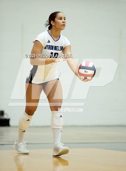 Thumbnail 3 in Cypress Ranch vs Byron Nelson (UIL 6A D1 Volleyball Semi-final) photogallery.