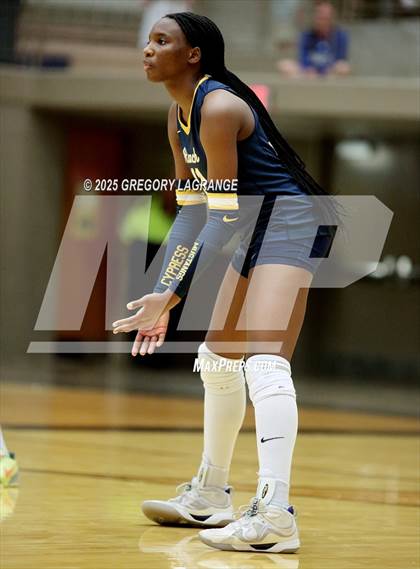 Thumbnail 3 in Cypress Ranch vs Byron Nelson (UIL 6A D1 Volleyball Semi-final) photogallery.
