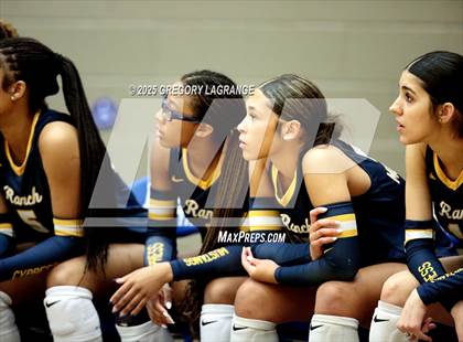 Thumbnail 2 in Cypress Ranch vs Byron Nelson (UIL 6A D1 Volleyball Semi-final) photogallery.
