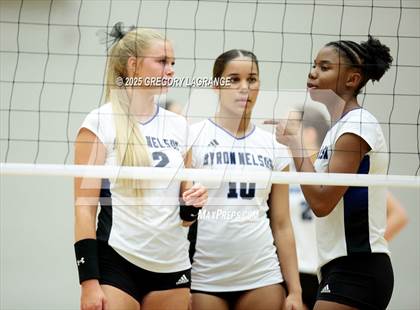 Thumbnail 3 in Cypress Ranch vs Byron Nelson (UIL 6A D1 Volleyball Semi-final) photogallery.