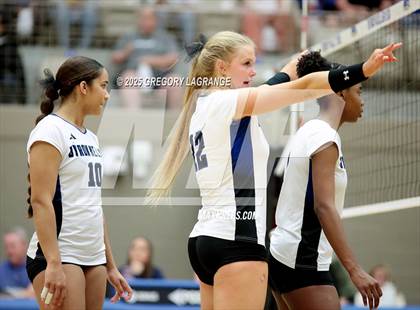 Thumbnail 3 in Cypress Ranch vs Byron Nelson (UIL 6A D1 Volleyball Semi-final) photogallery.