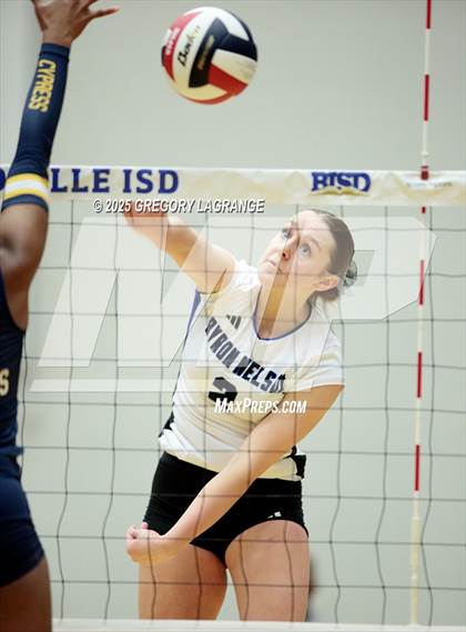 Thumbnail 2 in Cypress Ranch vs Byron Nelson (UIL 6A D1 Volleyball Semi-final) photogallery.