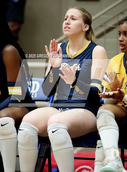 Thumbnail 3 in Cypress Ranch vs Byron Nelson (UIL 6A D1 Volleyball Semi-final) photogallery.
