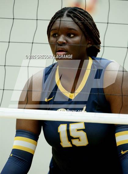 Thumbnail 3 in Cypress Ranch vs Byron Nelson (UIL 6A D1 Volleyball Semi-final) photogallery.