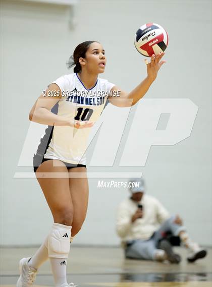Thumbnail 1 in Cypress Ranch vs Byron Nelson (UIL 6A D1 Volleyball Semi-final) photogallery.