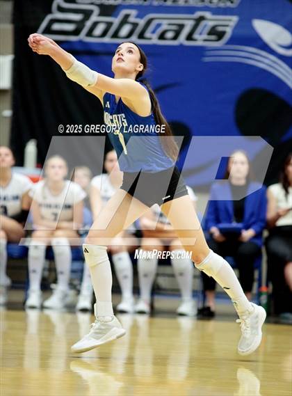 Thumbnail 2 in Cypress Ranch vs Byron Nelson (UIL 6A D1 Volleyball Semi-final) photogallery.