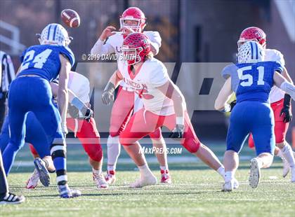 Thumbnail 3 in Lincoln vs. Valle Catholic (MSHSAA Class 1 Championship) photogallery.