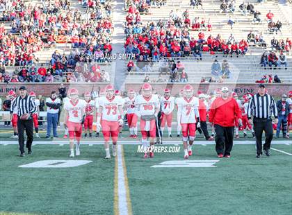 Thumbnail 1 in Lincoln vs. Valle Catholic (MSHSAA Class 1 Championship) photogallery.
