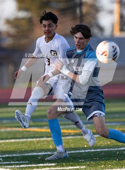 Thumbnail 1 in Granada @ Hillsdale (CIF NorCal D3 Boys Soccer Semifinal) photogallery.