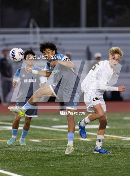 Thumbnail 2 in Granada @ Hillsdale (CIF NorCal D3 Boys Soccer Semifinal) photogallery.