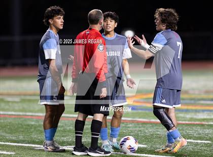 Thumbnail 3 in Granada @ Hillsdale (CIF NorCal D3 Boys Soccer Semifinal) photogallery.