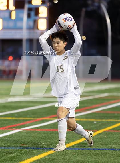 Thumbnail 2 in Granada @ Hillsdale (CIF NorCal D3 Boys Soccer Semifinal) photogallery.