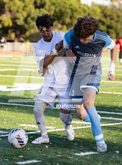Thumbnail 2 in Granada @ Hillsdale (CIF NorCal D3 Boys Soccer Semifinal) photogallery.