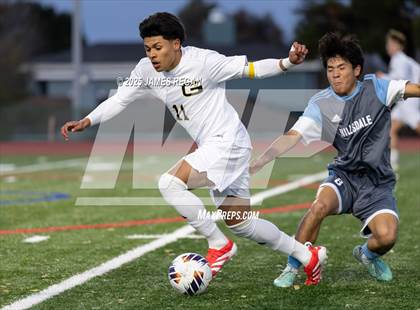 Thumbnail 1 in Granada @ Hillsdale (CIF NorCal D3 Boys Soccer Semifinal) photogallery.
