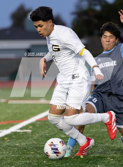Thumbnail 3 in Granada @ Hillsdale (CIF NorCal D3 Boys Soccer Semifinal) photogallery.
