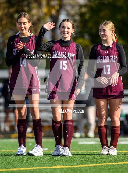 Thumbnail 1 in Orchard Park vs. Mamaroneck (NYSPHSAA Class A Final) photogallery.