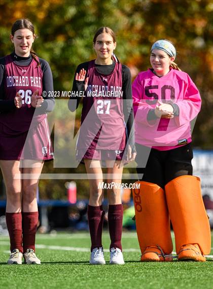 Thumbnail 2 in Orchard Park vs. Mamaroneck (NYSPHSAA Class A Final) photogallery.
