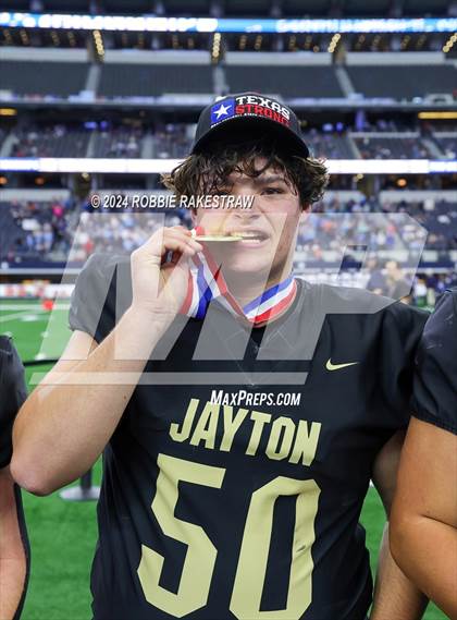 Thumbnail 2 in Oakwood @ Jayton (UIL 1A Division II Football Final Medal Ceremony) photogallery.
