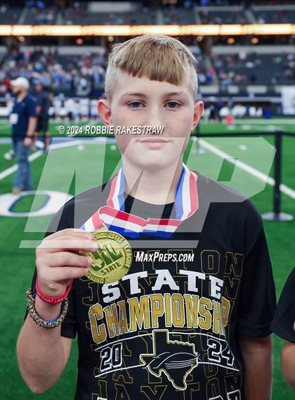 Thumbnail 2 in Oakwood @ Jayton (UIL 1A Division II Football Final Medal Ceremony) photogallery.