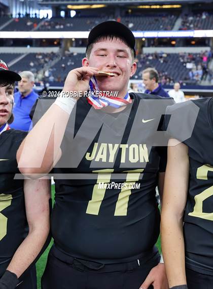 Thumbnail 2 in Oakwood @ Jayton (UIL 1A Division II Football Final Medal Ceremony) photogallery.