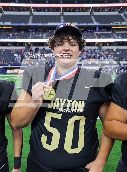 Thumbnail 1 in Oakwood @ Jayton (UIL 1A Division II Football Final Medal Ceremony) photogallery.