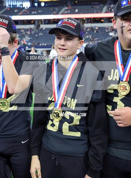 Thumbnail 2 in Oakwood @ Jayton (UIL 1A Division II Football Final Medal Ceremony) photogallery.