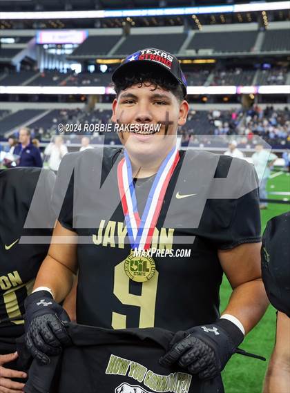 Thumbnail 2 in Oakwood @ Jayton (UIL 1A Division II Football Final Medal Ceremony) photogallery.