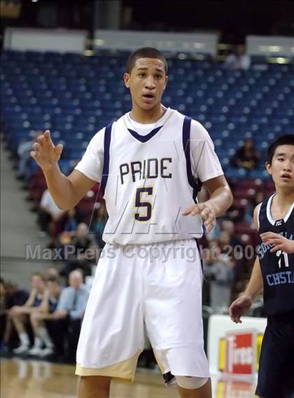 Thumbnail 3 in Forest Lake Christian vs. Bradshaw Christian (CIF SJS D5 Final) photogallery.