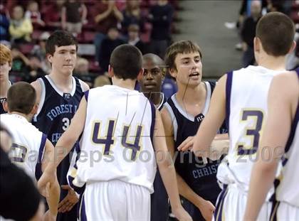 Thumbnail 2 in Forest Lake Christian vs. Bradshaw Christian (CIF SJS D5 Final) photogallery.