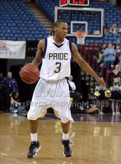 Thumbnail 2 in Forest Lake Christian vs. Bradshaw Christian (CIF SJS D5 Final) photogallery.