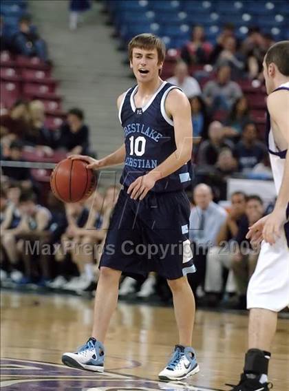 Thumbnail 2 in Forest Lake Christian vs. Bradshaw Christian (CIF SJS D5 Final) photogallery.