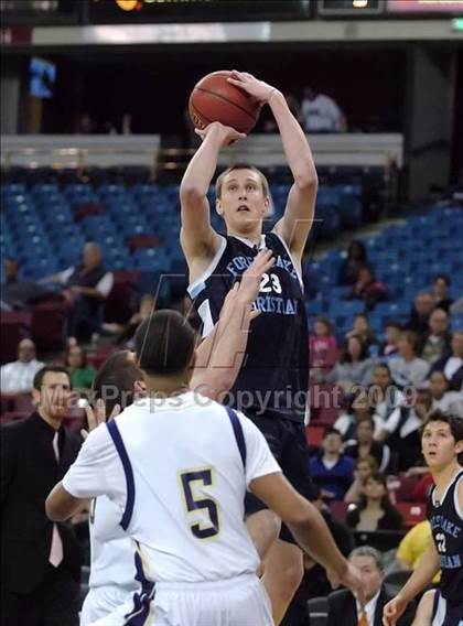Thumbnail 3 in Forest Lake Christian vs. Bradshaw Christian (CIF SJS D5 Final) photogallery.