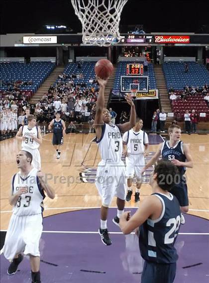 Thumbnail 2 in Forest Lake Christian vs. Bradshaw Christian (CIF SJS D5 Final) photogallery.