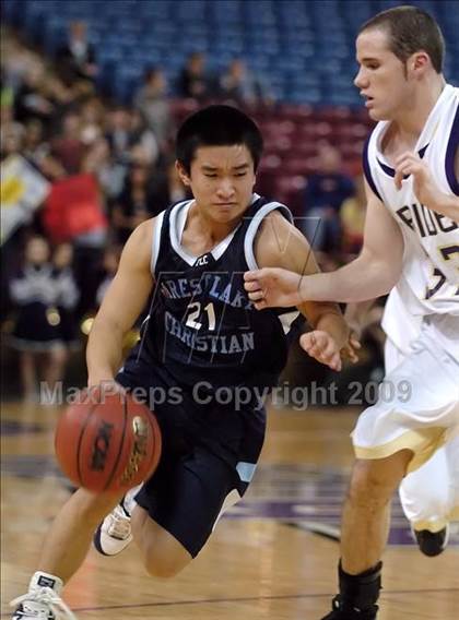 Thumbnail 2 in Forest Lake Christian vs. Bradshaw Christian (CIF SJS D5 Final) photogallery.