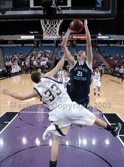 Thumbnail 3 in Forest Lake Christian vs. Bradshaw Christian (CIF SJS D5 Final) photogallery.