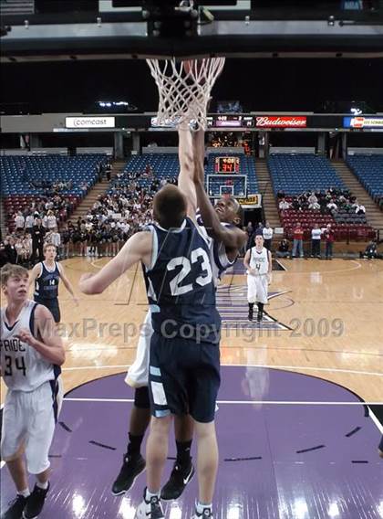 Thumbnail 2 in Forest Lake Christian vs. Bradshaw Christian (CIF SJS D5 Final) photogallery.