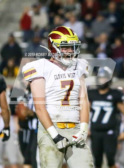 Thumbnail 3 in Clovis North vs. Clovis West (CIF CS Playoff) photogallery.