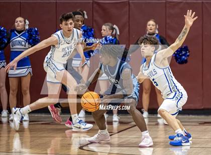 Thumbnail 3 in Quincy vs. Belleville East (IHSA 4A Regional Championship) photogallery.