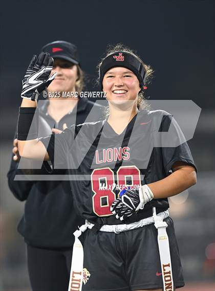 Thumbnail 2 in JSerra Catholic vs. Orange Lutheran (CIF SS Div 1 Final) photogallery.