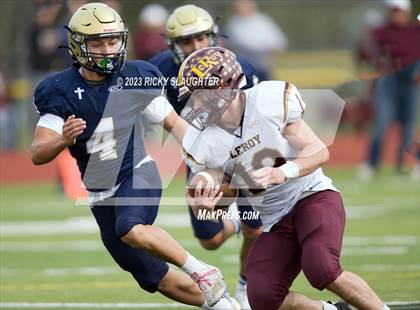 Thumbnail 2 in LeRoy @ Althoff Catholic (IHSA 1A Round 2 Playoff) photogallery.