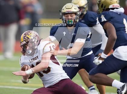 Thumbnail 3 in LeRoy @ Althoff Catholic (IHSA 1A Round 2 Playoff) photogallery.
